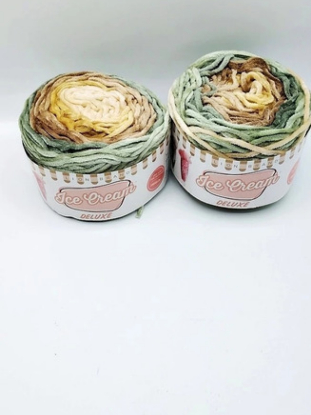 Ice Cream Deluxe Multicolor Yarn 2 Skeins NWT